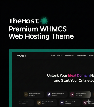 Hostgate – Premium WHMCS Hosting & Domain Theme