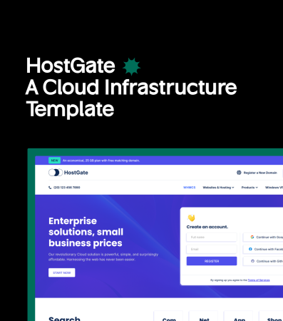 ServerScape – Premium WHMCS Cloud Hosting Theme